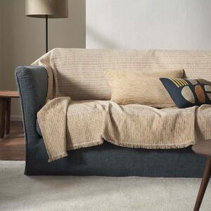 Ριχτάρι Καναπέ Τριθέσιου (180x310) Gofis Home Meadow Leaf Gold 160/04