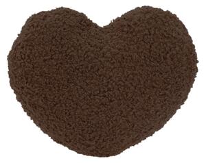 Διακοσμητικό Μαξιλάρι Μπουκλέ (Φ20x15) K-M Heart Taupe AAE824200