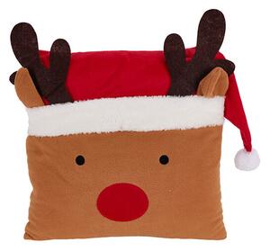 Χριστουγεννιάτικο Μαξιλάρι Fleece (40x40) K-M Reindeer ANT001930