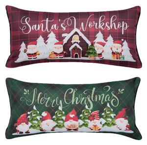 Χριστουγεννιάτικο Μαξιλάρι 2 Όψεων (30x60) Kentia Loft Snow 259