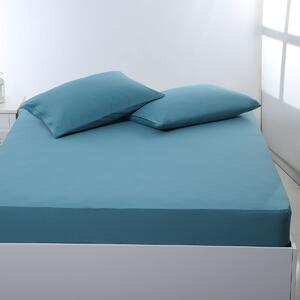 Σεντόνι Μονό Με Λάστιχο (100x200+35) Silk Fashion Jersey Petrol