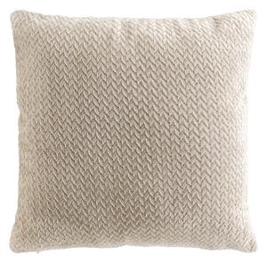 Διακοσμητικό Μαξιλάρι Βελουτέ (45x45) L-C Flanela Beige 1612757