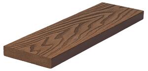 Τάβλα μασίφ WPC 3D wood 1,7 x 9 x 360εκ. | καφέ