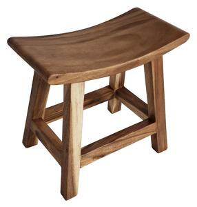 Artekko Verona Ξύλινο Σκαμπό σε Φυσική Απόχρωση (50x25x46)cm
