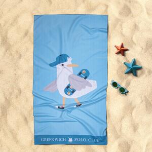 Παιδική Πετσέτα Θαλάσσης Microfiber 2 Όψεων (70x140) Greenwich Polo Club Junior 4177
