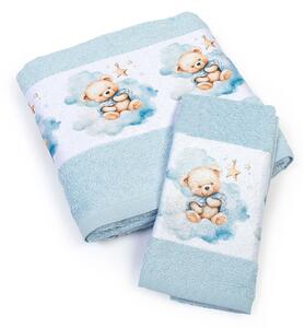 Παιδικές Πετσέτες (Σετ 2τμχ) Dimcol Bear 301 Sky Blue