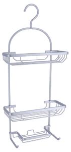 Ραφιέρα Μπάνιου Τριπλή (28x12.5x65) T-D Caddy Chrome 9100899