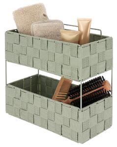 Ραφιέρα Μπάνιου Διπλή (29x12x27) T-D Sage Green 84231144