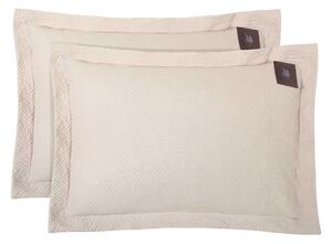 Ζεύγος Μαξιλαροθήκες Καπιτονέ (50x70) Greenwich Polo Club Essential 4451 Beige