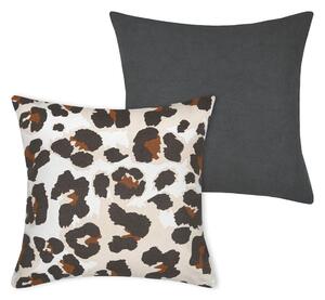Διακοσμητική Μαξιλαροθήκη 2 Όψεων (40x40) S-F Leopardo Camel C0D982001H