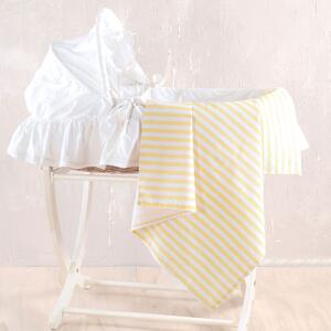 Σεντόνι Λίκνου Επίπεδο (80x110) Rythmos Baby Eloise Yellow