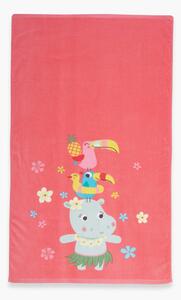 Παιδική Πετσέτα Θαλάσσης (70x120) Nef-Nef Homeware Aloha Hippo Coral