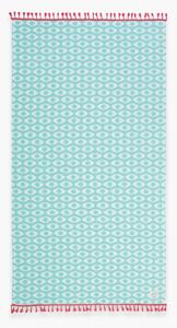 Πετσέτα Θαλάσσης (90x170) Nef-Nef Homeware Option Fringes Aqua