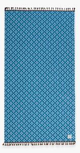 Πετσέτα Θαλάσσης (90x170) Nef-Nef Homeware Sparkle Fringes Denim
