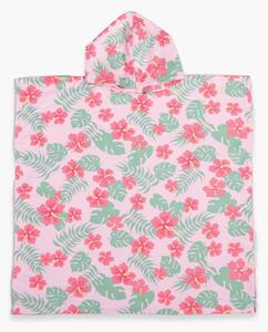 Παιδικό Πόντσο (65x65) Nef-Nef Homeware Let's Go Tropic Pink