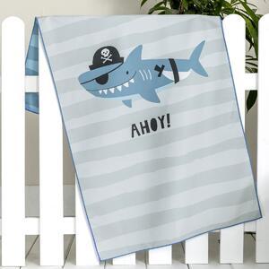Παιδική Πετσέτα Θαλάσσης Microfiber 2 Όψεων (70x140) Nima Ahoy