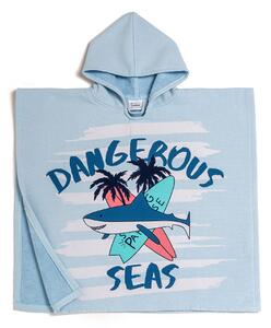 Παιδικό Πόντσο Melinen Dangerous Light Blue