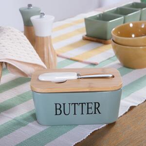 Βουτυριέρα Με Μαχαίρι (16.1x9.6x7.5) Nef-Nef Homeware Brick Green