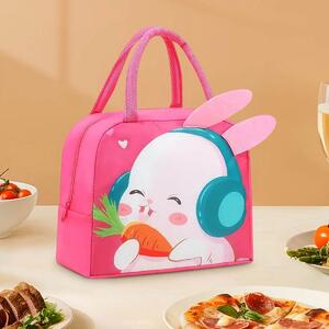 Ισοθερμική Τσάντα Φαγητού 5.5lt Amber 3003-11 Fuchsia Bunny
