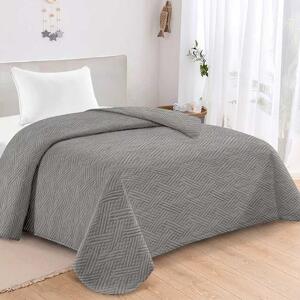 Κουβερλί King Size (240x260) AdamHome Gloria Grey