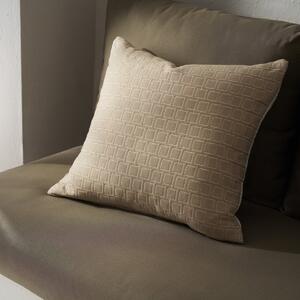 Διακοσμητική Μαξιλαροθήκη 2 Όψεων (50x50) Gofis Home Solenne Almond Beige 591/06