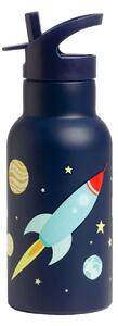 Παγούρι - Θερμός 350ml Με Καλαμάκι Α Little Lovely Company Space DBSSSP39