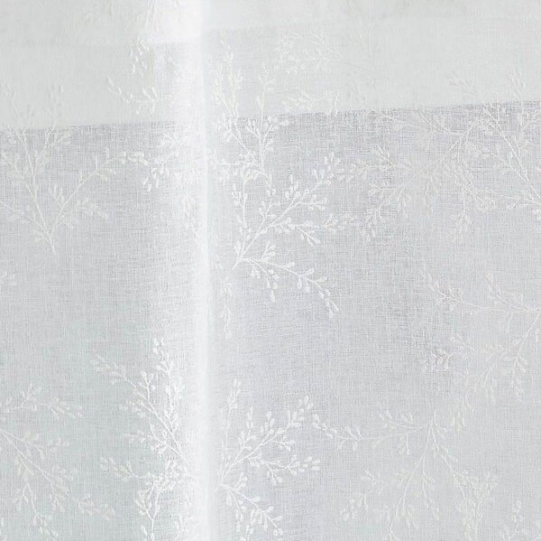 Σετ Κουρτίνες (70x240) Με Τούνελ L-C Karla White 1627667