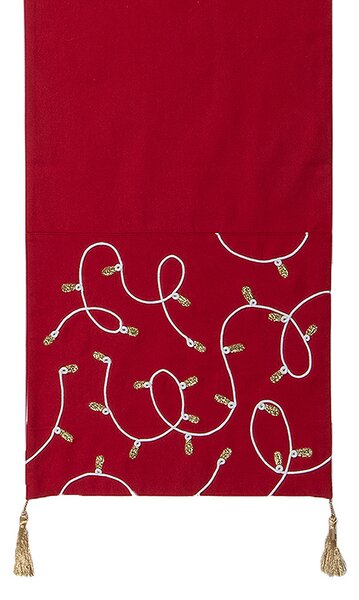 Χριστουγεννιάτικη Τραβέρσα (33x150) Nef-Nef Homeware Elegant Christmas Lights