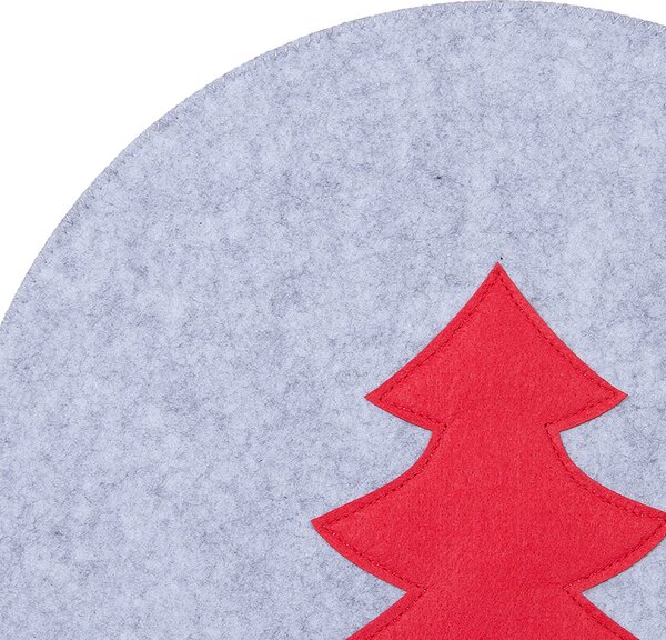Χριστουγεννιάτικα Σουπλά (Σετ 2τμχ) Nef-Nef Homeware Felt Tree Grey