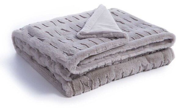 Γούνινη Κουβέρτα Καναπέ (130x180) Nef-Nef Homeware Vivo Greige