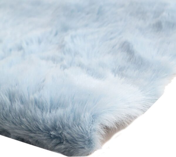 Στρογγυλό Χαλί Γούνινο (Φ100) Royal Carpet Bunny Rabbit Blue