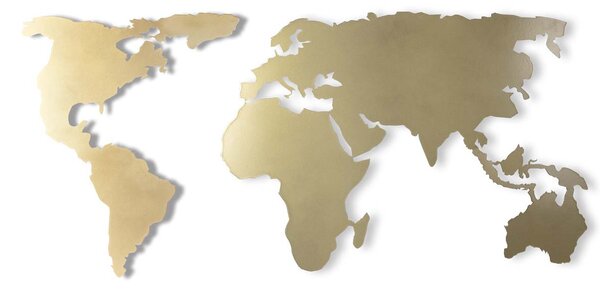 Διακοσμητικό Τοίχου (120x60) A-G World Map Silhouette 805BSG1091