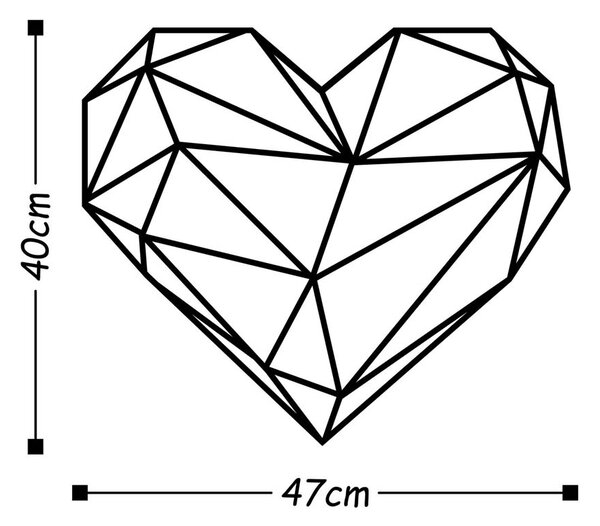 Διακοσμητικό Τοίχου (47x40) A-G Heart 891TNL1170
