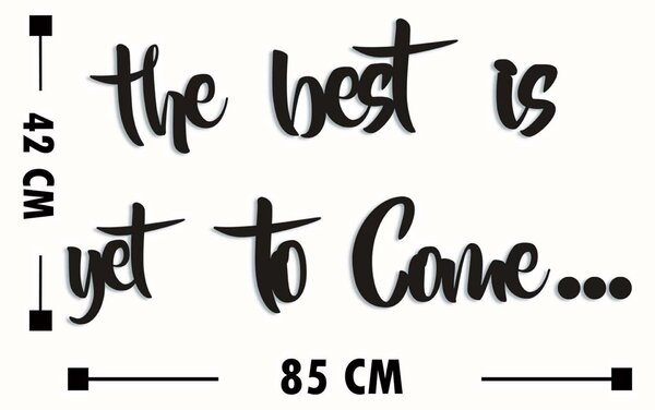 Διακοσμητικό Τοίχου (85x42) A-G The Best is Yet To Come 899SKL1405