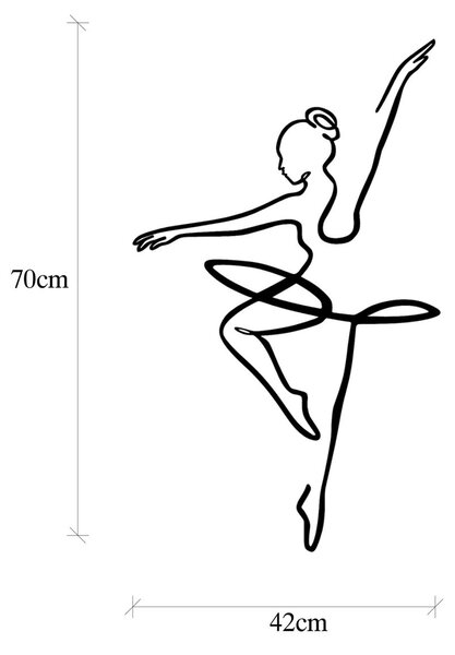 Διακοσμητικό Τοίχου (42x70) A-G Ballerina 891TNL1973