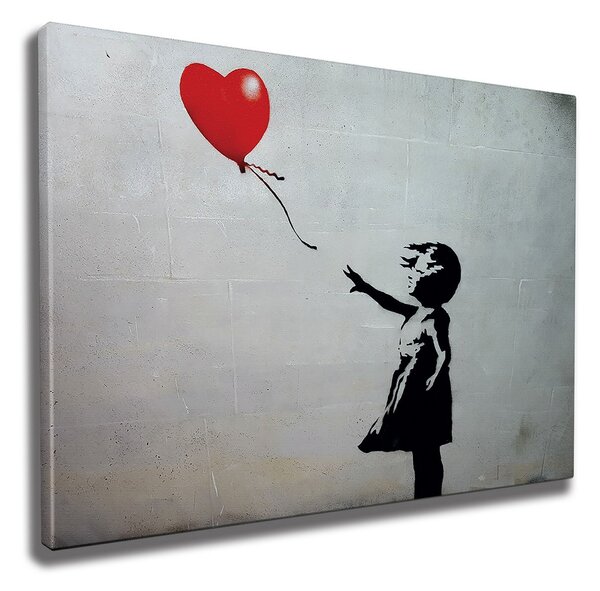 Πίνακας (70x50) A-G Girl With Balloon Banksy 966BRS1111