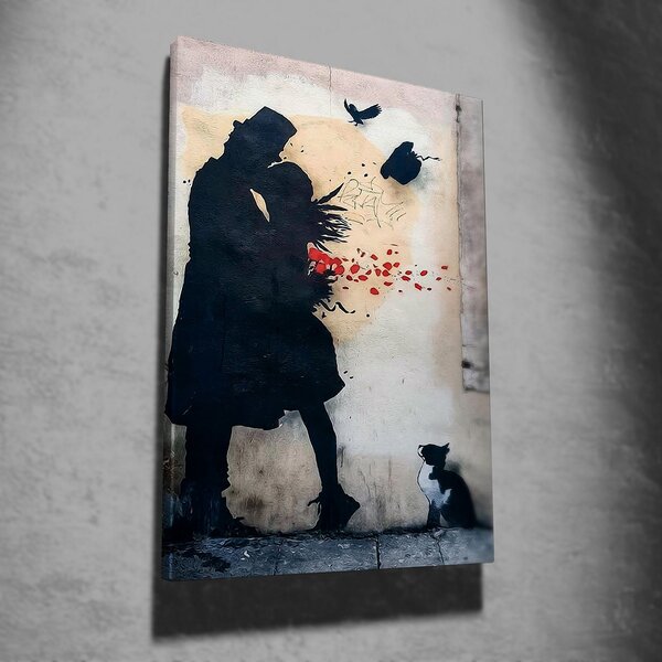 Πίνακας (50x70) A-G The Kiss Kenny Random 966BRS1107