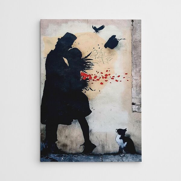 Πίνακας (50x70) A-G The Kiss Kenny Random 966BRS1107