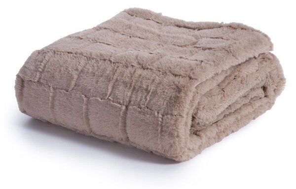 Γούνινη Κουβέρτα Καναπέ (140x190) Nef-Nef Homeware Elements Barlow Beige