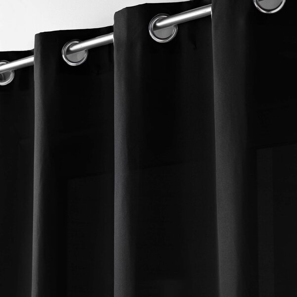 Κουρτίνα (140x260) Με Τρουκς L-C Absolu Noir 1607236