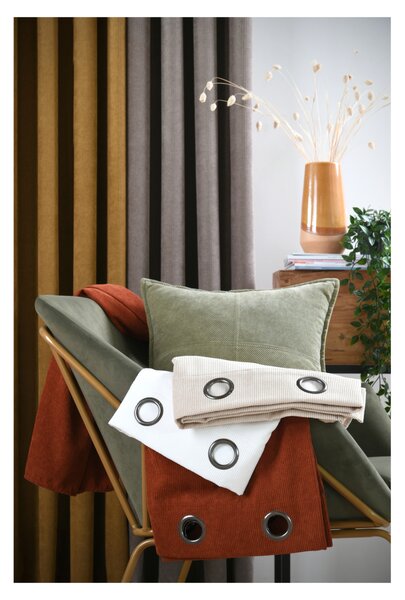 Κουρτίνα Βελουτέ (140x260) Με Τρουκς S-F Dandy Taupe R6D567003