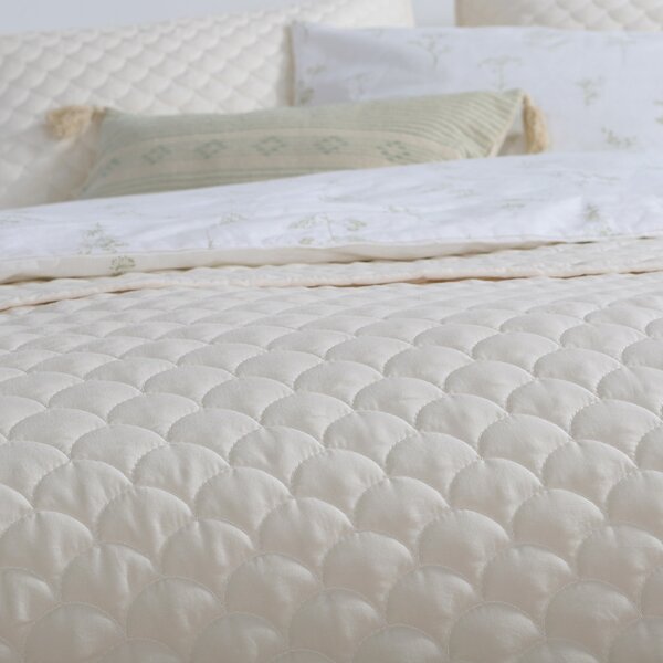 Κουβερλί Μονό (180x240) Nef-Nef Homeware Scofield Ecru