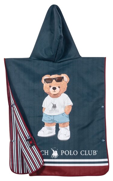 Παιδικό Πόντσο Microfiber (50x115) 2 Όψεων Greenwich Polo Club Junior 4042