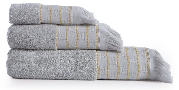 Πετσέτα Χεριών (30x50) Nef-Nef Homeware Quantro Grey 500gsm