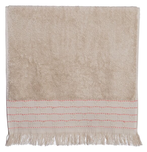 Πετσέτα Προσώπου (50x90) Nef-Nef Homeware Quantro Beige 500gsm