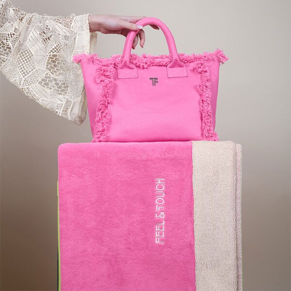 Πετσέτα Θαλάσσης (80x170) Feel & Touch Caribbean Pink