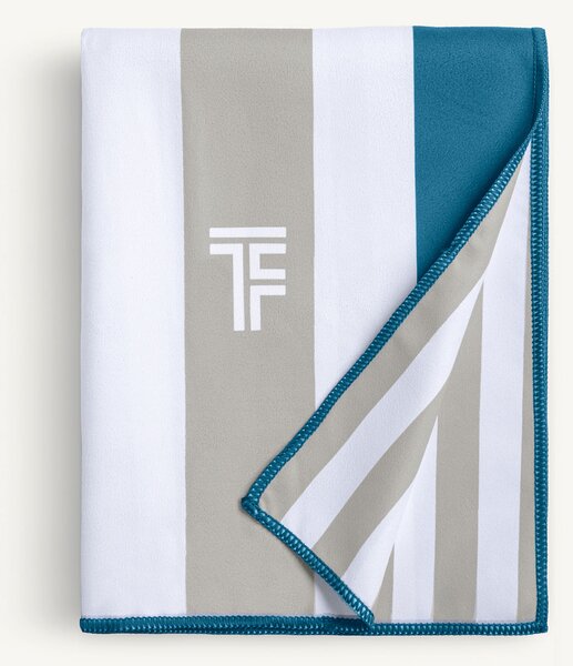 Πετσέτα Θαλάσσης Microfiber 2 Όψεων + Νεσεσέρ Παραλίας (2τμχ) Feel & Touch Med 01