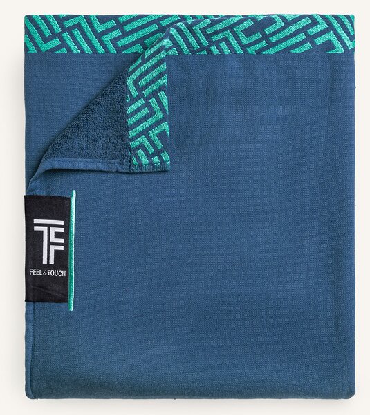Πετσέτα Θαλάσσης (90x180) Feel & Touch Sunny Cobalt
