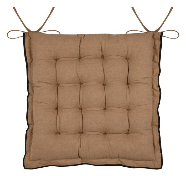Μαξιλάρι Καρέκλας 2 Όψεων (38x38+4) S-F Helios Camel CUD092008GAL