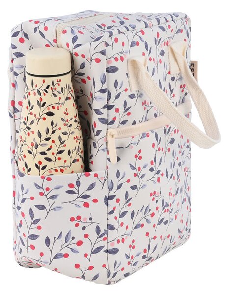 Ισοθερμική Τσάντα Φαγητού 7lt Estia Save The Aegean Bloom Beige 01-32982